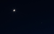 Moon meets Jupiter