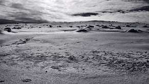 Ice desert near Śnieżka peak