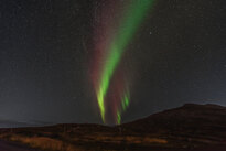View on Aurora Borealis, Rekvik near Tromsø - Norway