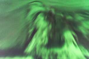 Aurora Borealis over Tromsø area