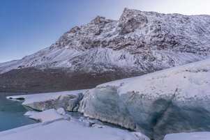 Walking on the glacier