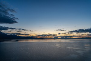 Geneva Lake after sunset