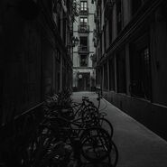 A quiet corner in Barri Gòtic