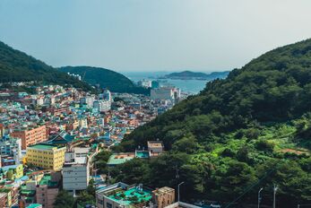 View from Gamcheon Culture Village