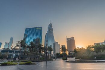 Dubai at sunrise