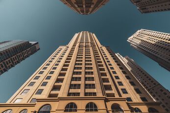 Tall buildings in Dubai