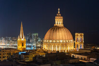 View from rooftop restaurant of The Embassy Valletta Hotel