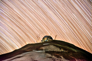 Startrails with E-ELT