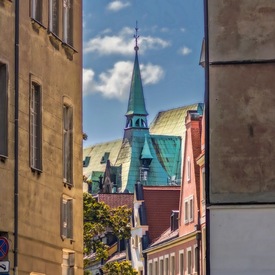 Psie Budy street - library, Wrocław