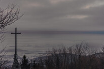 Ślęża before sunrise