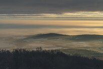View from Ślęża during sunrise 2